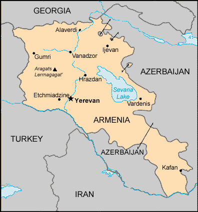 Map: Armenia political map of armenia. Map: Armenia