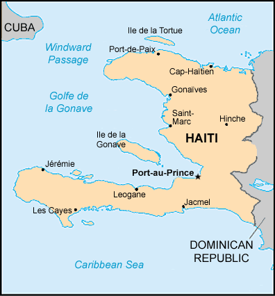 Map: Haiti