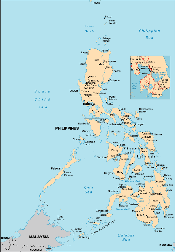 Map: Philippines