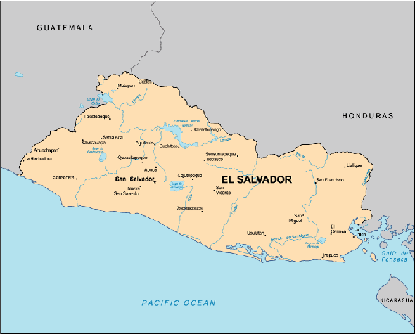 Map: El Salvador