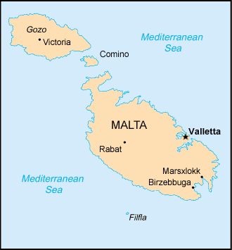 Carte : Malte